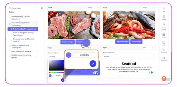 screenshot of eSkilled AI Course Creator